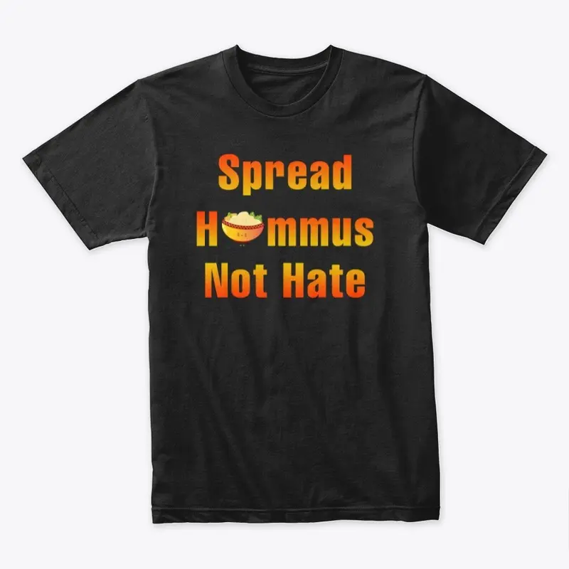 Spread Hummus Not Hate Men's Gradient