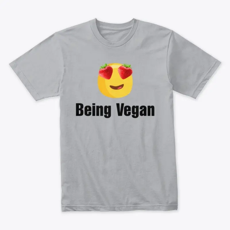 Love Being Vegan Men's Blk