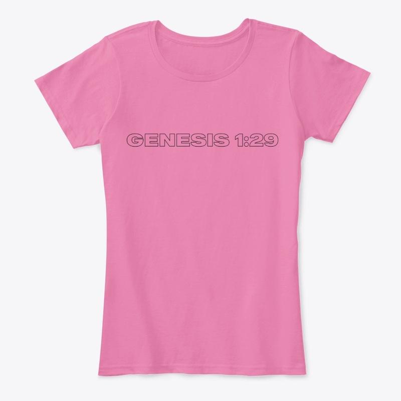 Genesis 1:29 Outline Tee Women's